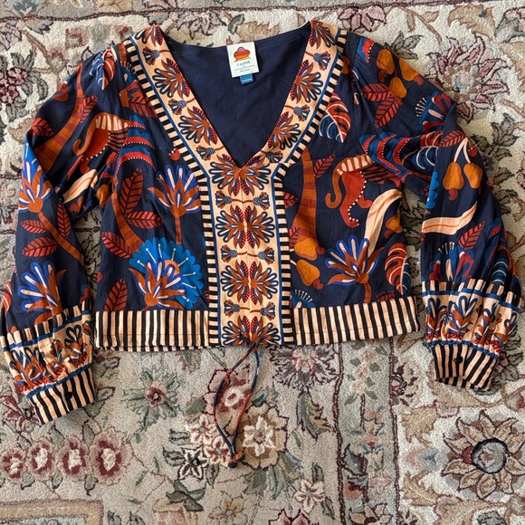 FARM RIO x ANTHROPOLOGIE Blouse - Picture 5 of 10